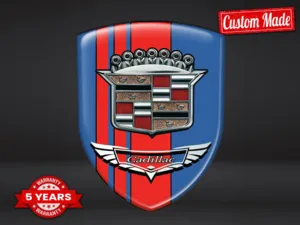 Cadillac Adesivi Logo Personalizzati Pro Max Durevoli Chic ST